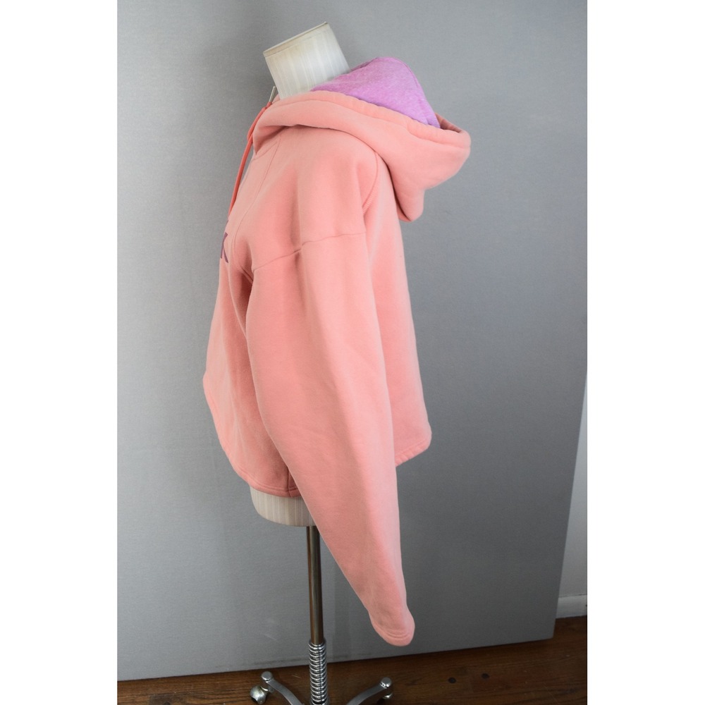 Black Milk Pullover Hoodie Medium Sweatshirt Women's Pink Spellout - Picture 2 of 4